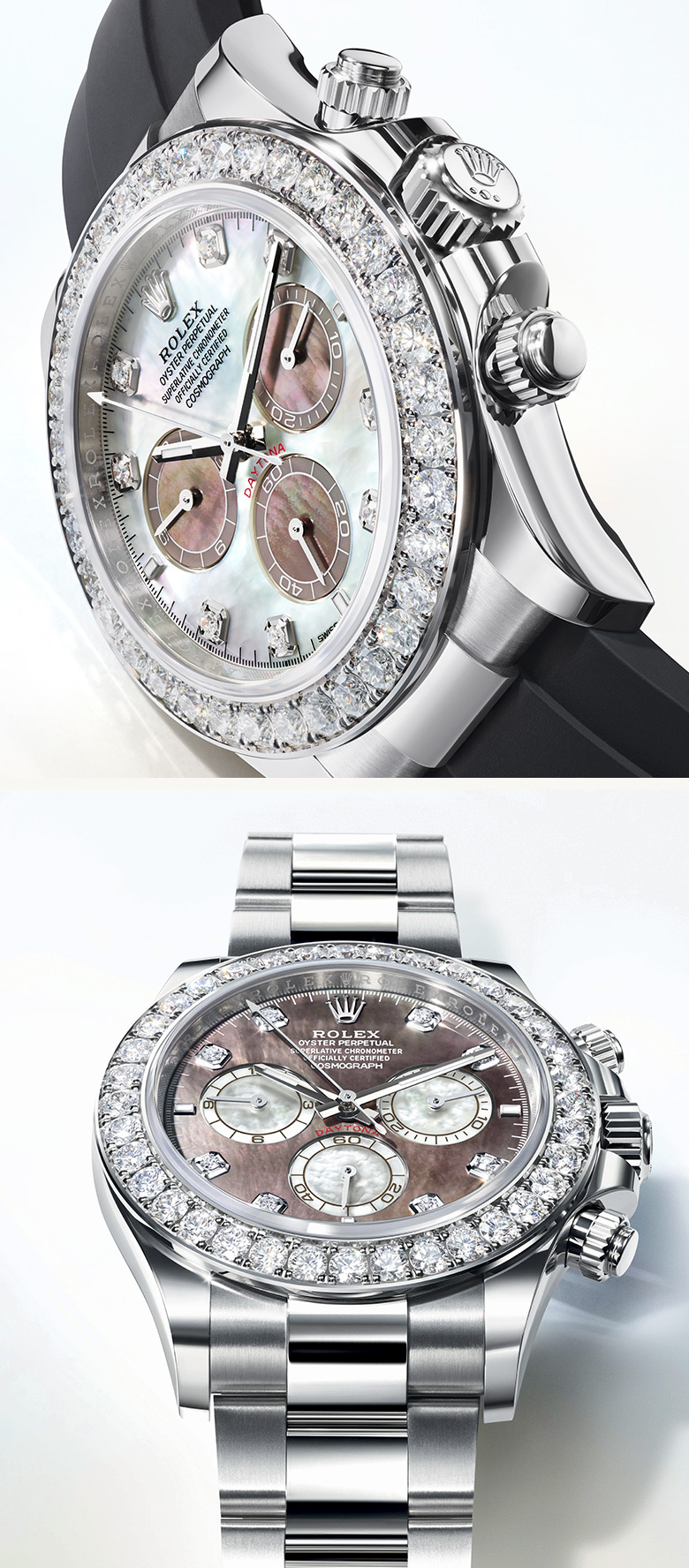 The Cosmograph Daytona includes high-technology ceramic