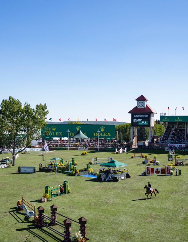 The CSIO Spruce Meadows arena