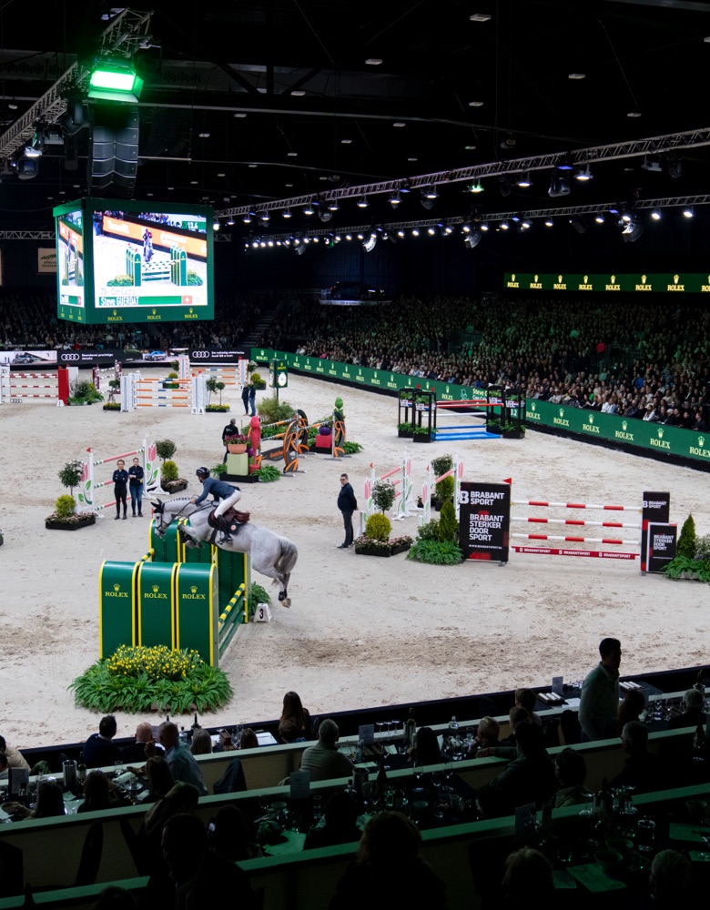 The Show Jumping arena in the Netherlands